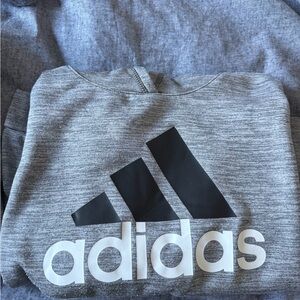 Adidas Gray Hoodie with Logo